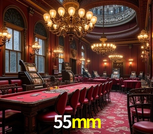 Sinta a adrenalina dos jogos de cassino com 55mm