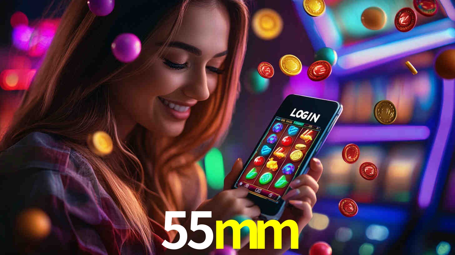 Sinta a adrenalina dos jogos de cassino com 55mm